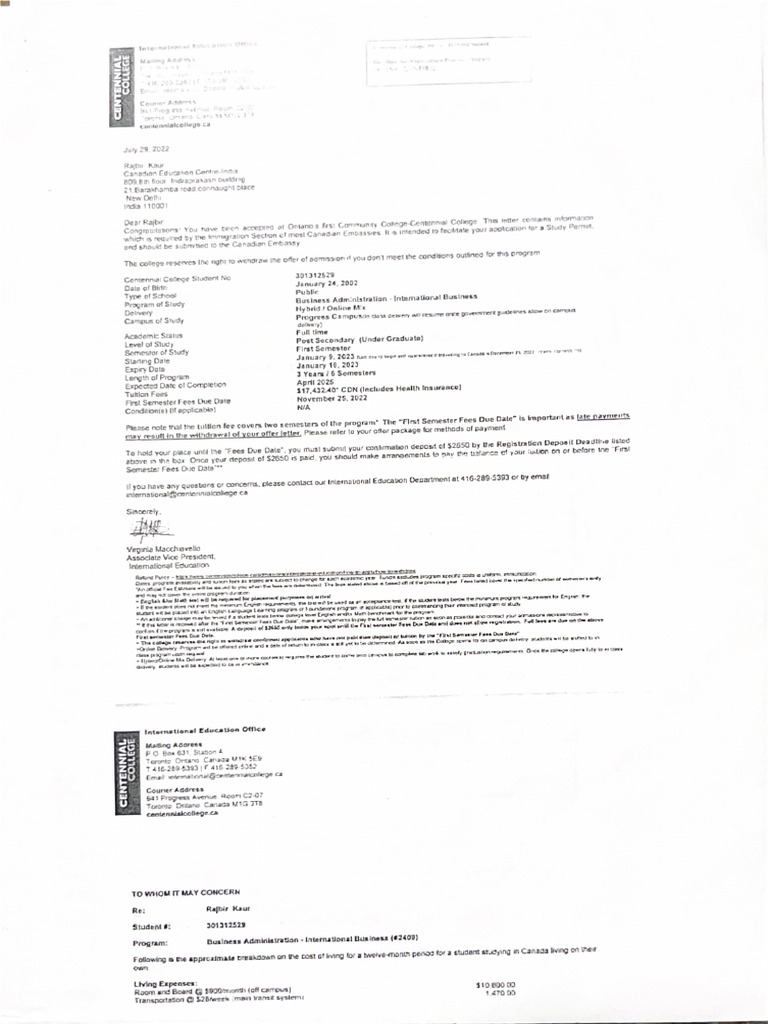 Offer Letter | PDF