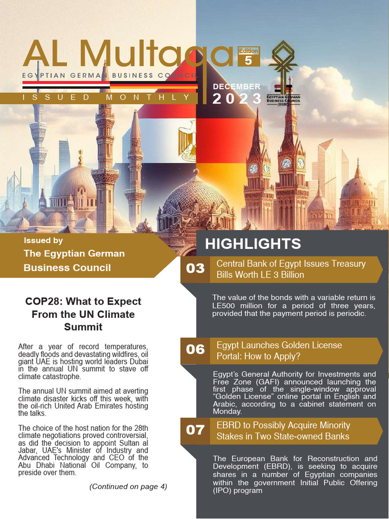 Al Multaqa December 2023 v2.Final_compressed | PDF | Economies