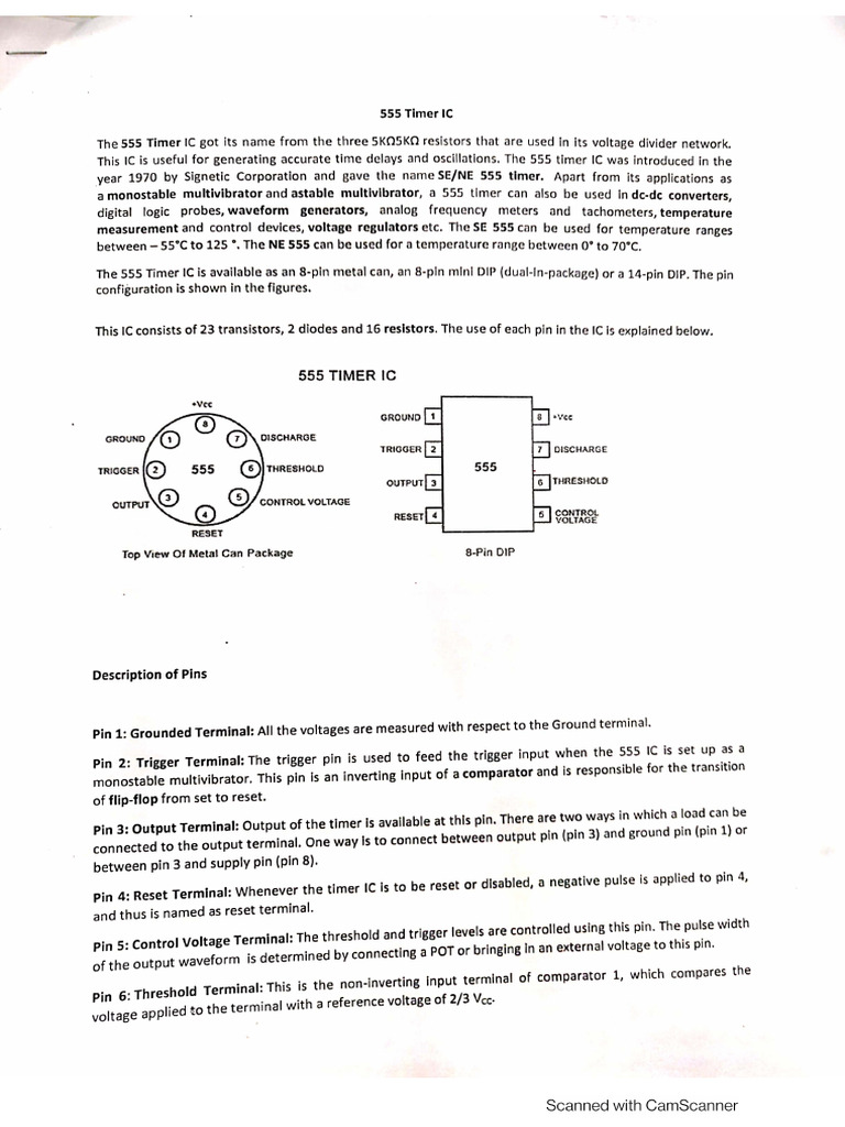 555 Timer | PDF