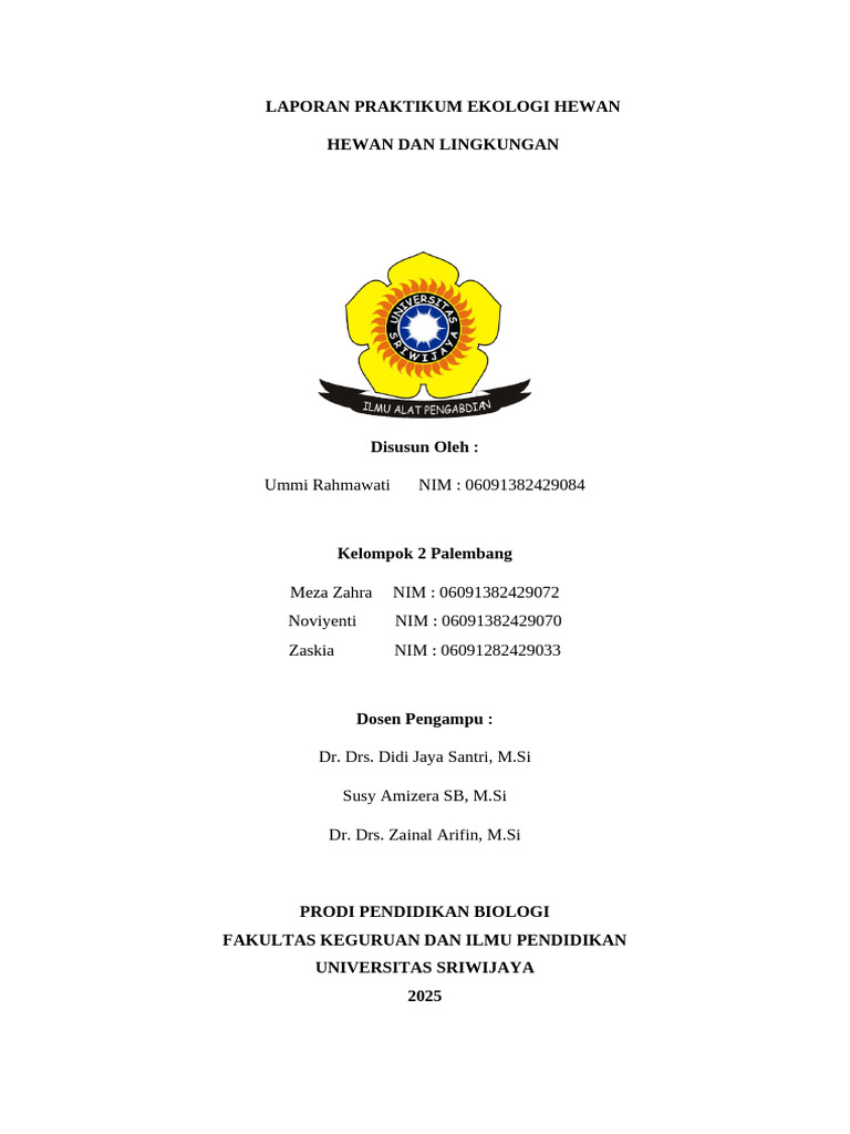 Laprak Ekwan 2025 Ummi R-1 | PDF