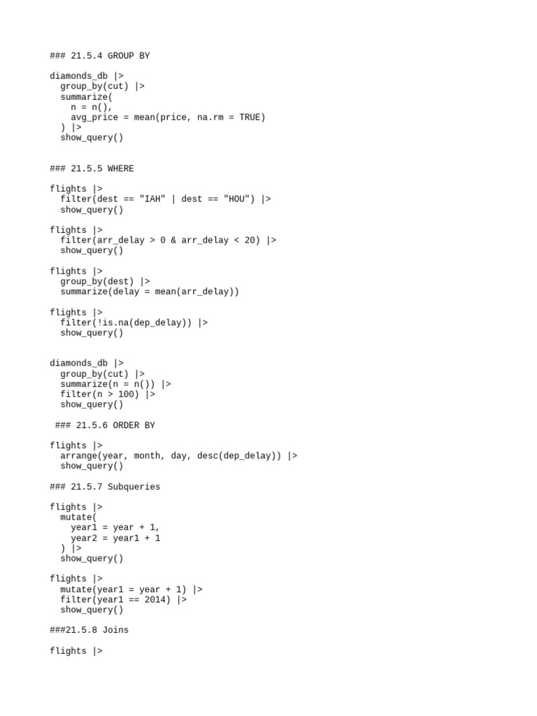 SQL Data Analysis Techniques | PDF