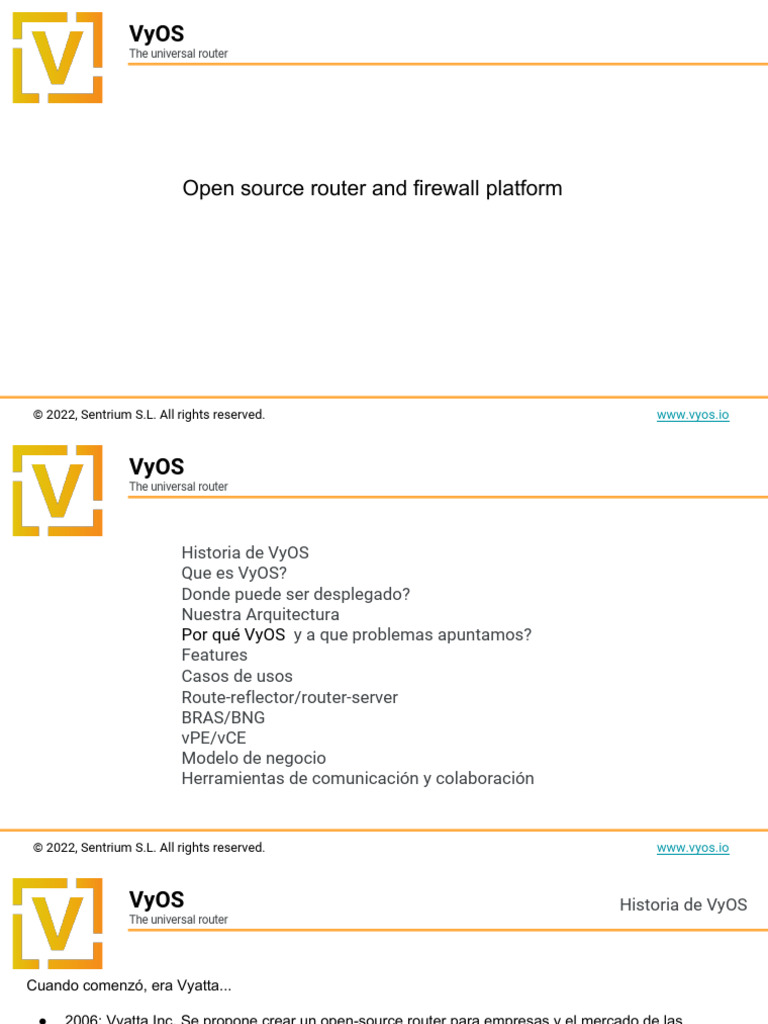 VyOS: Router Open Source Versátil | PDF | Enrutador (Computación ...