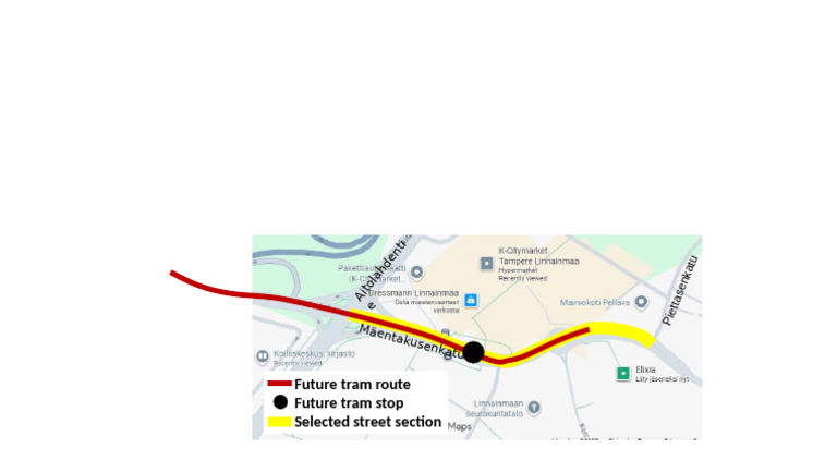 Future Tram Route and Stops Plan | PDF