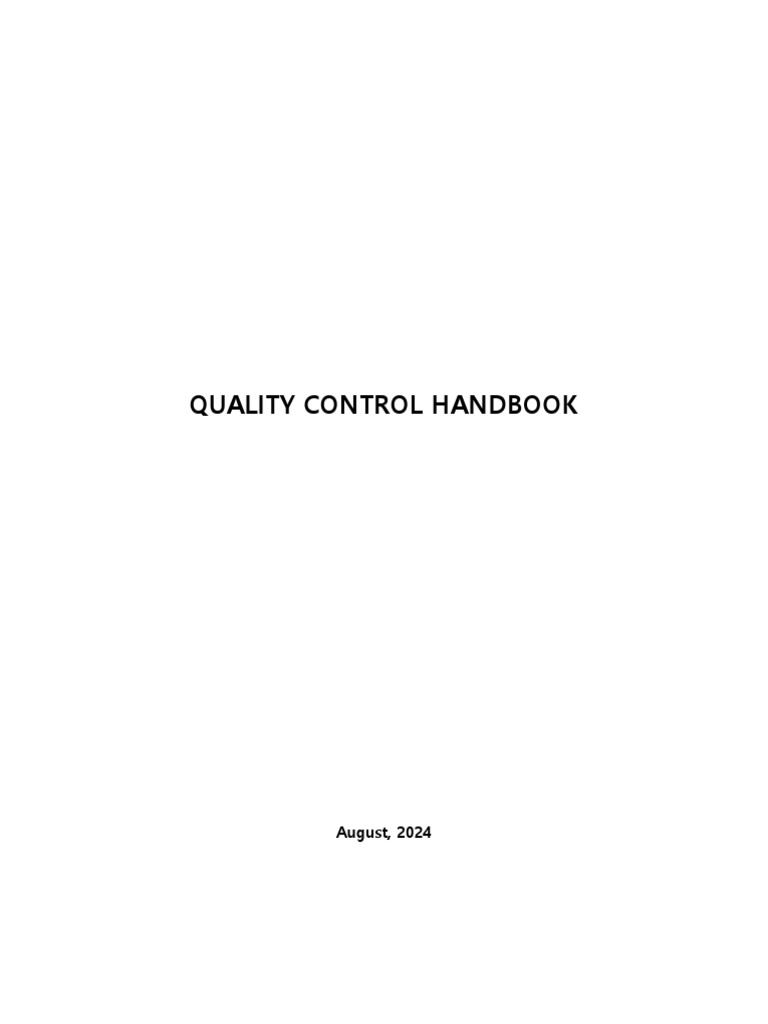 Quality Control Handbook for Construction | PDF | Concrete | Structural ...
