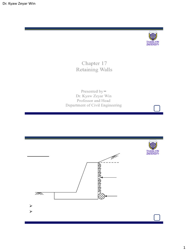 Retaining Walls: Design and Types Guide | PDF | Applied And ...