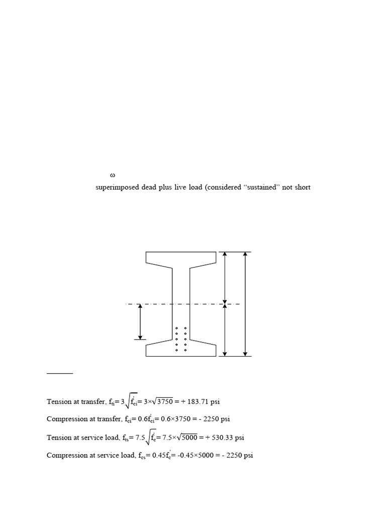 Prestressed Concrete (Examples) | PDF | Beam (Structure) | Structural ...