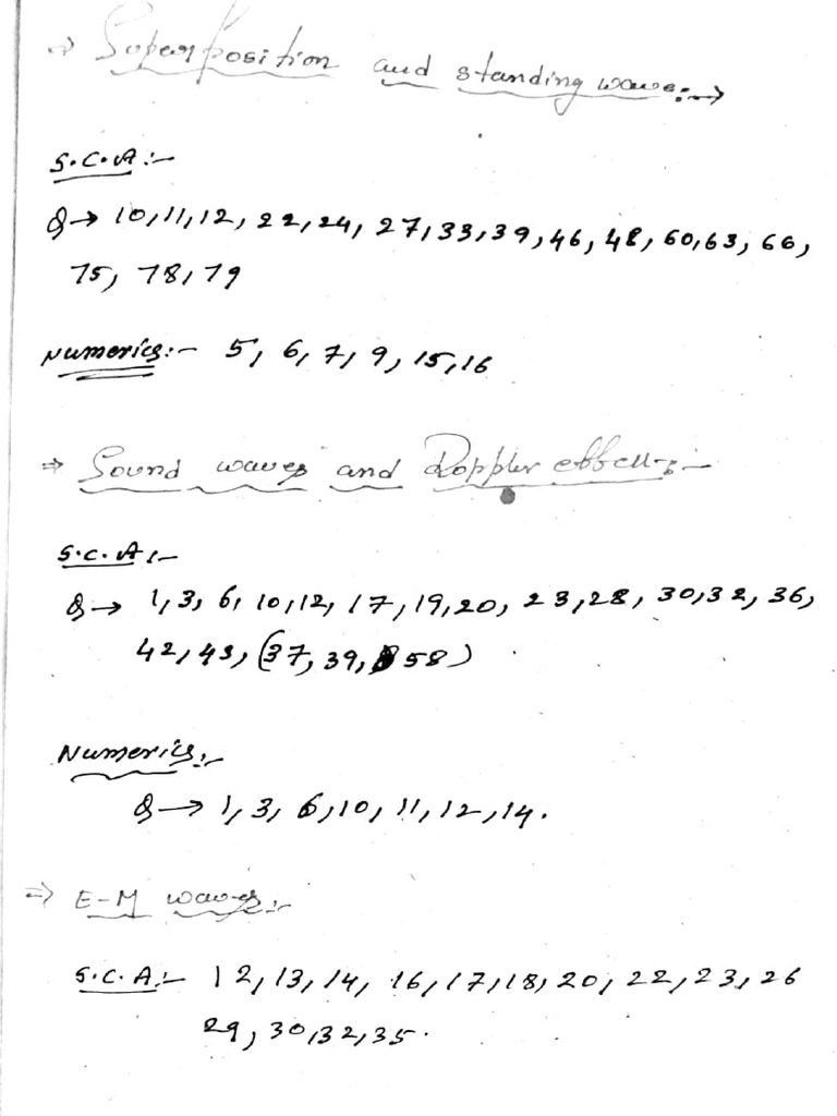 Working Problems in Waves and EM Waves | PDF
