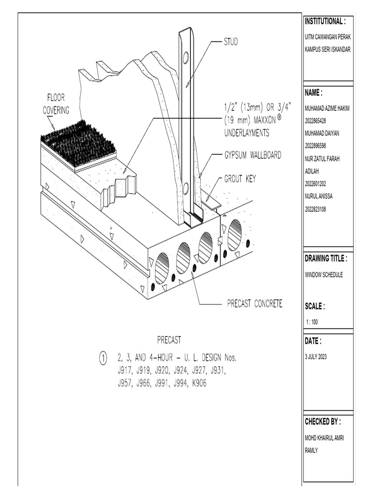 Title Block (1) - Title Block | PDF