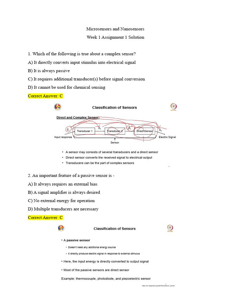 Microsensors and Nanosensors Assignments | PDF | Operational Amplifier ...
