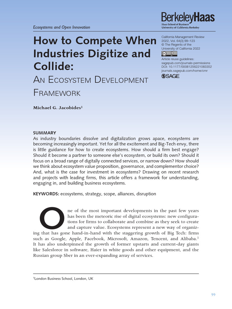 Session 01 R2 Compete When Industries Digitize and Collide | PDF ...
