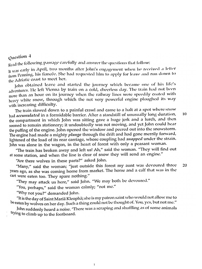 9th Comprehension | PDF
