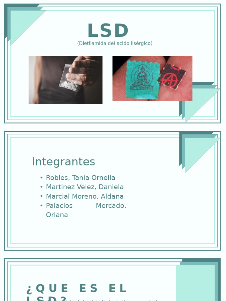 LSD: Efectos, Riesgos y Usos Clínicos | PDF | Drogas | Medicina CLINICA