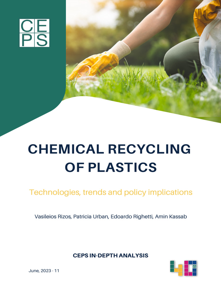 CEEP in Depth Analysis - Chemical Recycling of Plastics | PDF | Plastic ...