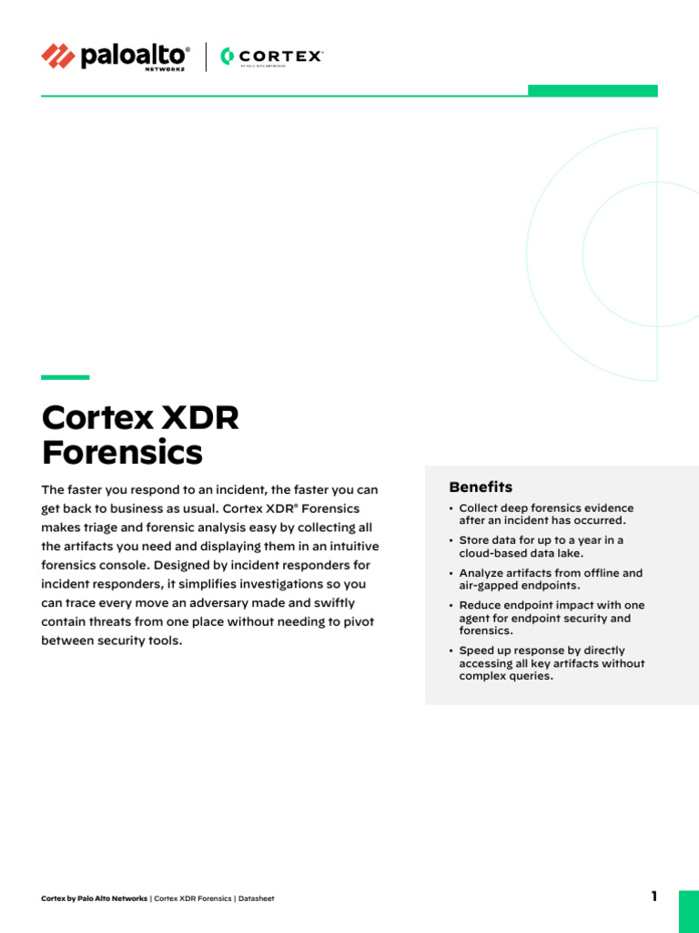 Cortex XDR Forensics Overview | PDF | Malware | Cyberwarfare