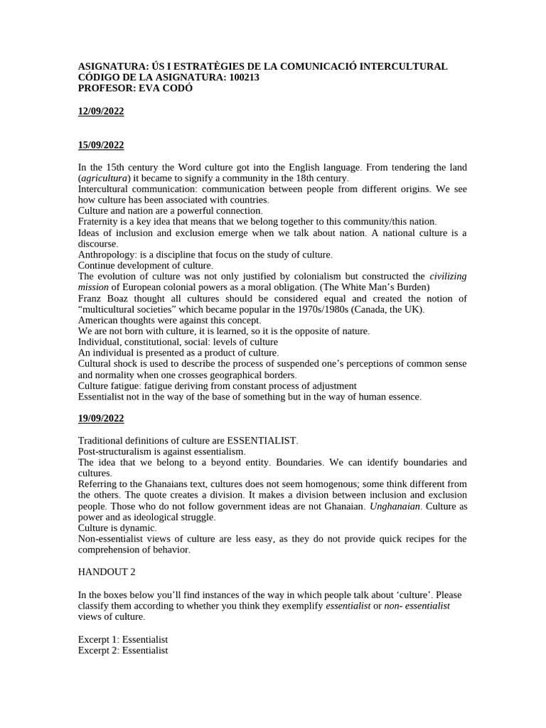 Intercultural Communication | PDF | English Language | Stereotypes