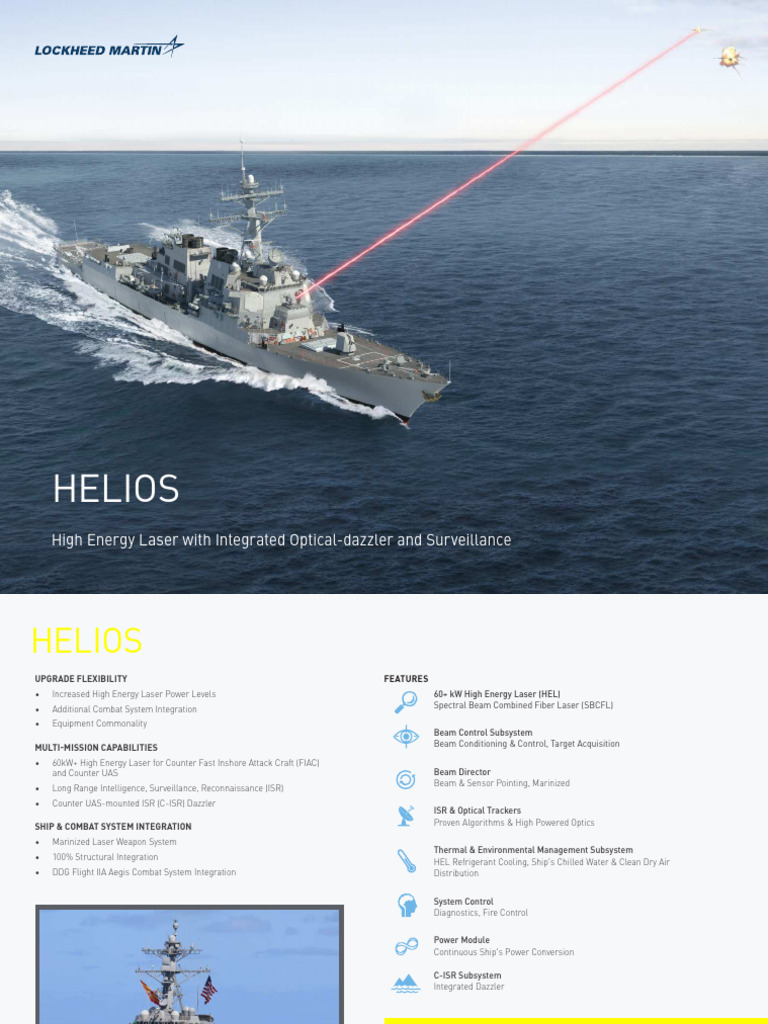 HELIOS: Advanced High Energy Laser System | PDF | Intelligence ...