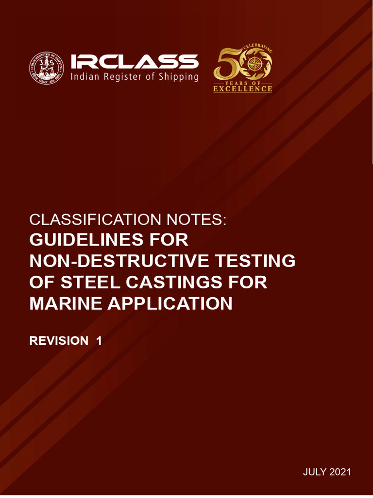 4 CN NDT Steel Castings July 2021 | PDF | Nondestructive Testing | Welding