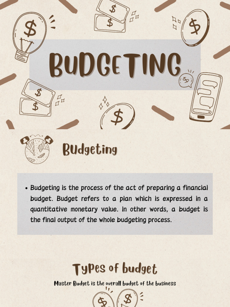 Comprehensive Guide to Budgeting Types | PDF | Budget | Expense