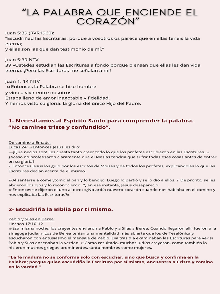 Estudio Bíblico: Claves para Comprender | PDF | Biblia | Pablo el apóstol