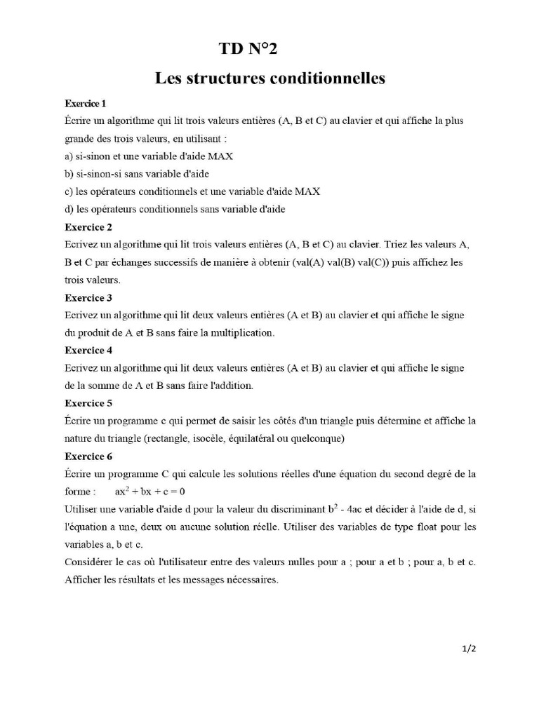 TD2 | PDF