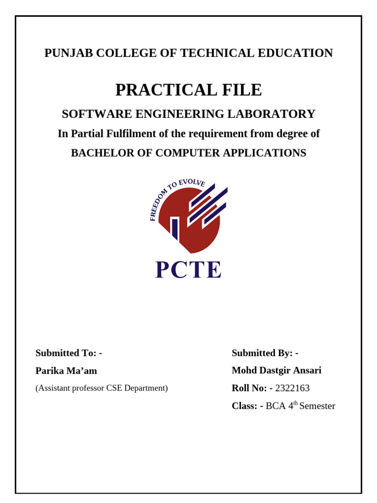 Software Engineering Lab Projects Overview | PDF | Software Testing ...