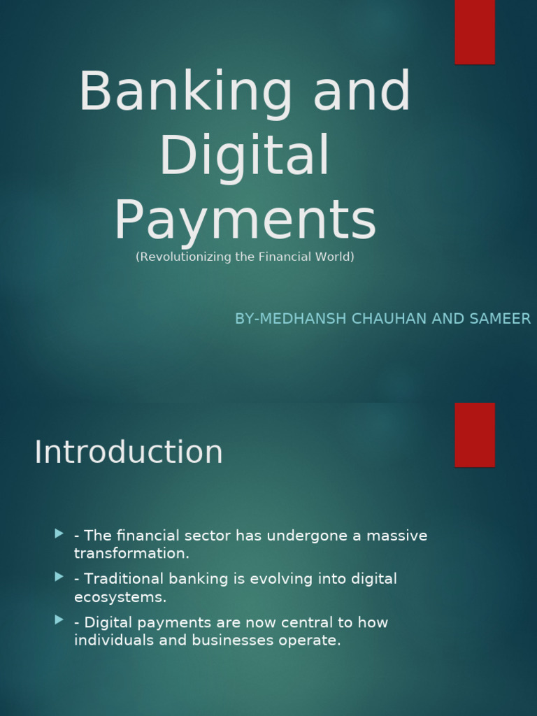 Digital Banking and Payment Evolution | PDF