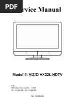 Vizio Vx32l HDTV Service Manual