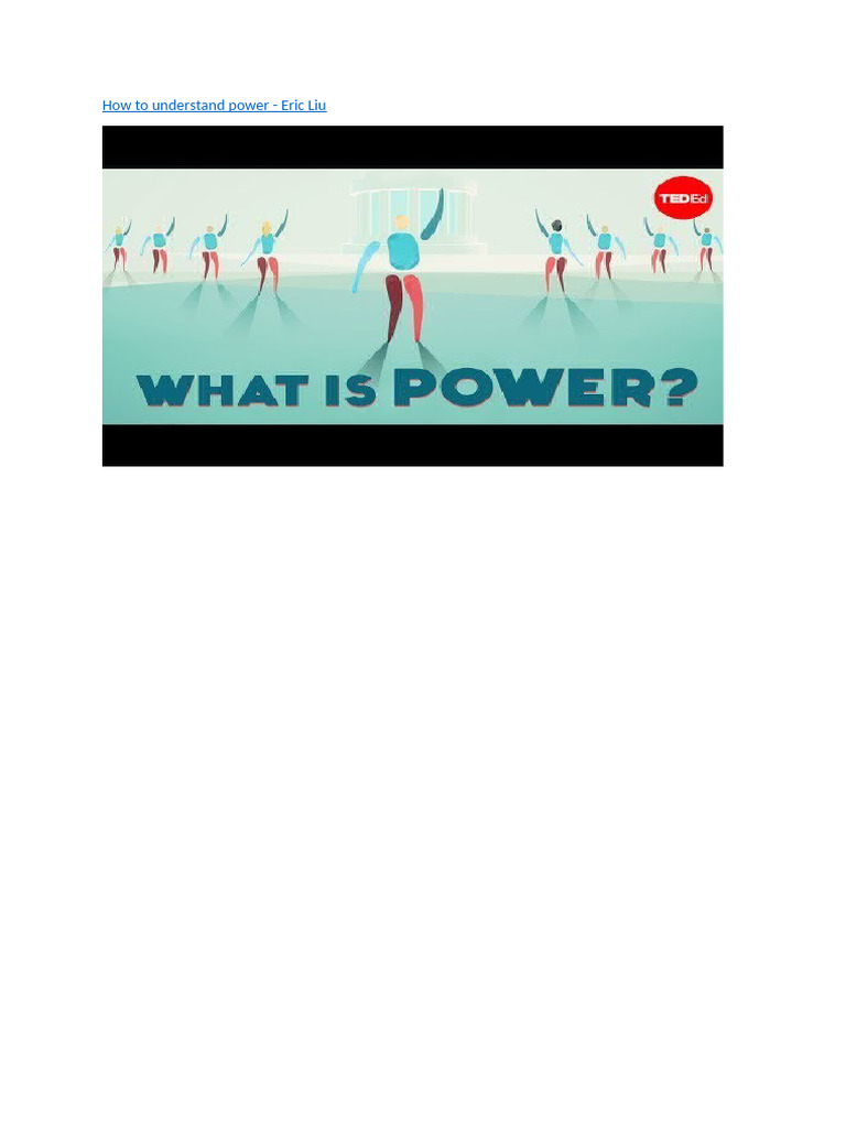 How To Understand Power | PDF