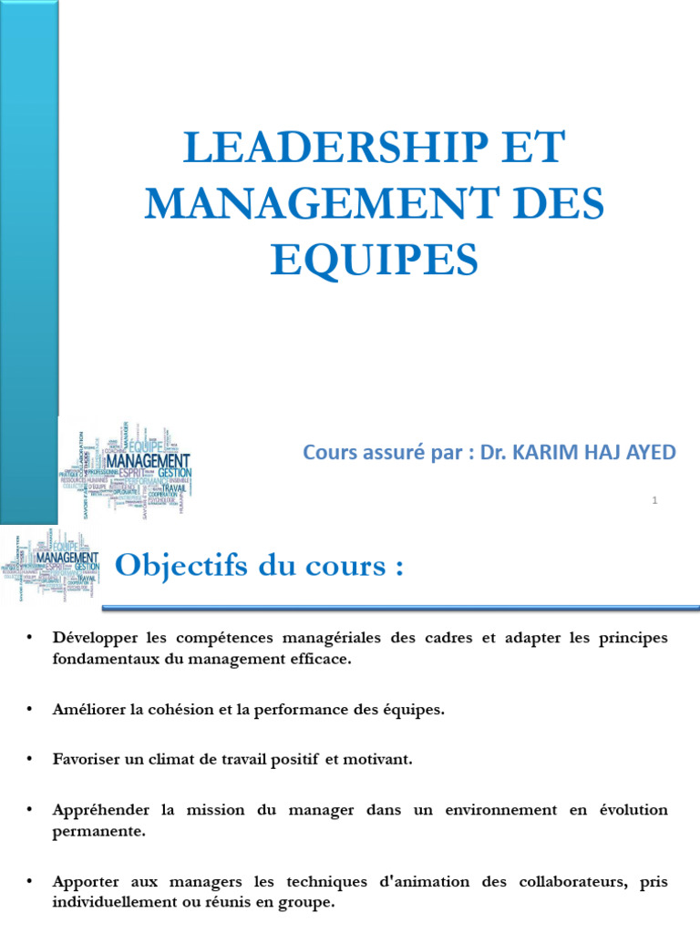 Management et Leadership d'Équipe | PDF | Direction | Business