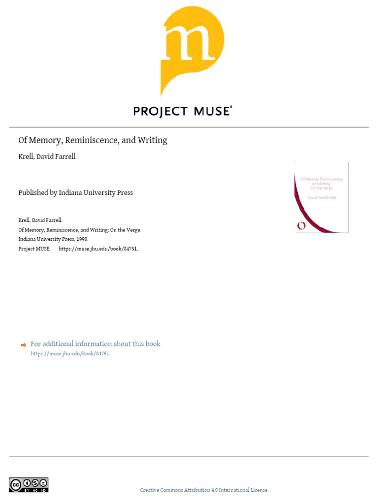 Memory and Writing Insights | PDF | Georg Wilhelm Friedrich Hegel ...