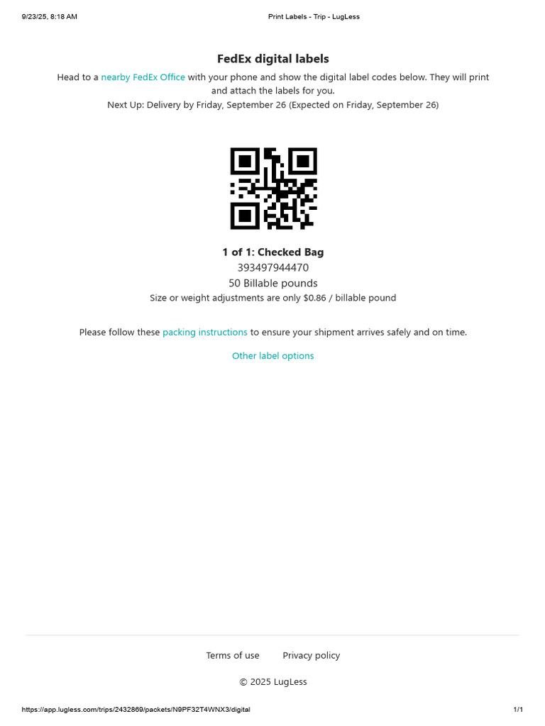 FedEx Digital Shipping Labels Guide | PDF