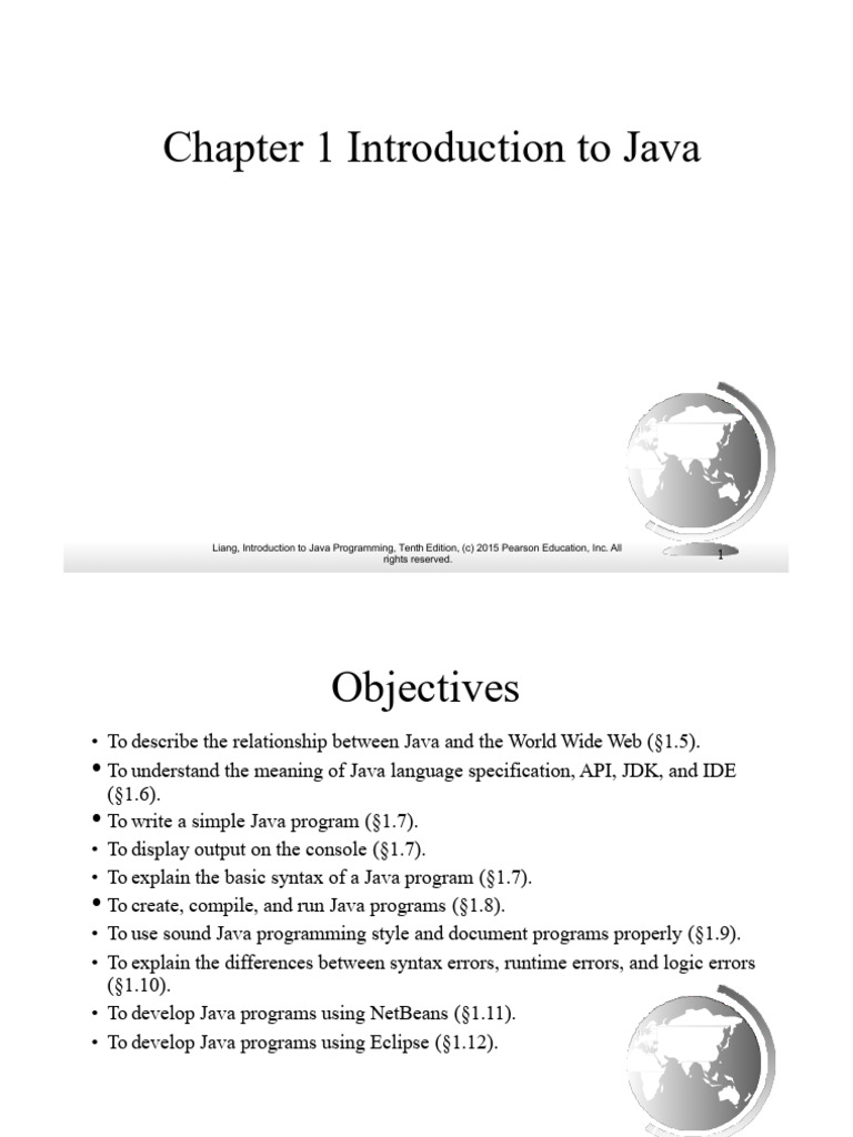 Lecture1 Updated | PDF | Java (Programming Language) | Integer ...