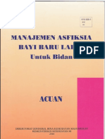 Buku Acuan Manajemen Asfiksia BBL Untuk Bidan