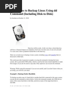 6 Examples to Backup Linux Using Dd Command