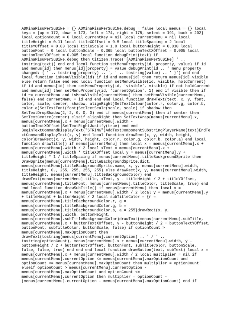 Lua Menu System for Game UI | PDF | Projectiles | Projectile Weapons