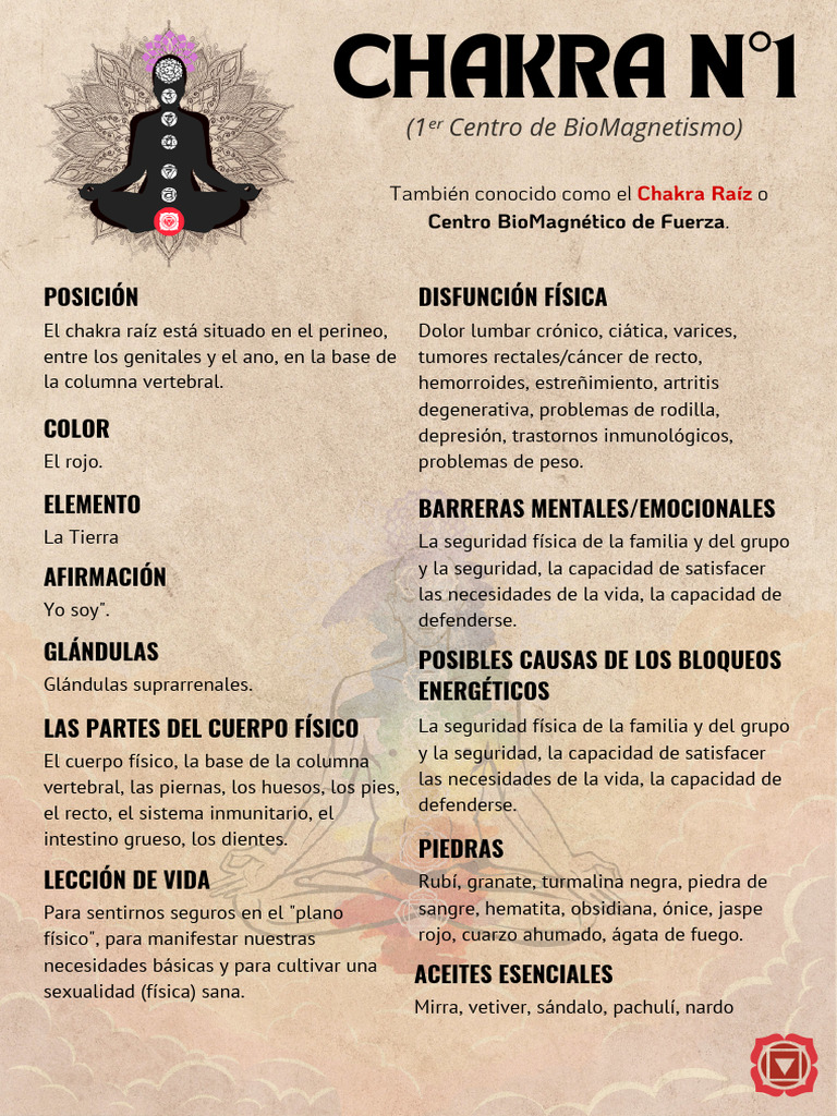 Guía completa de los chakras y sus funciones | PDF | Corazón | Mente