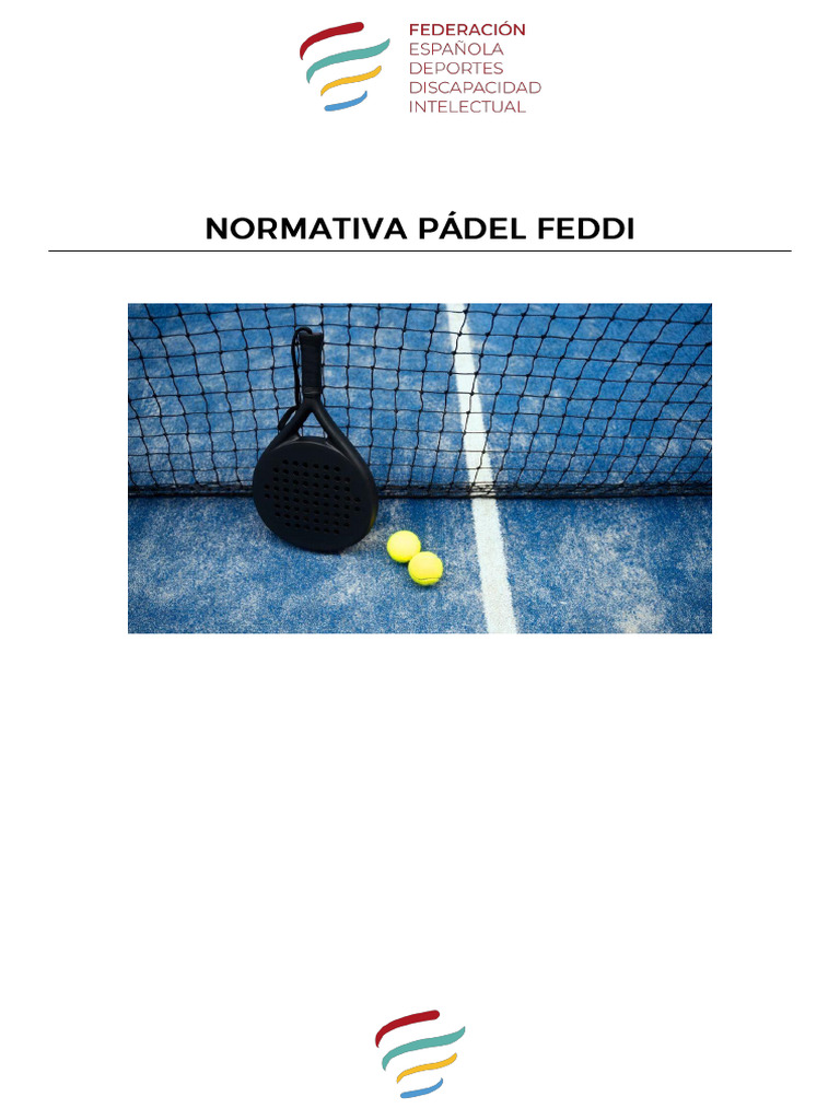Normativa Tecnica Padel Feddi | PDF