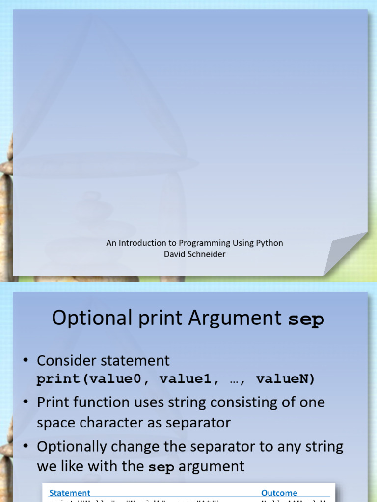 Python Programming Basics: Print & Format | PDF