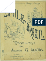 Chile-Brazil. Salsa para Piano. A Distincta Officialidade de Corveta Almirante Cochrane. (1934¿)