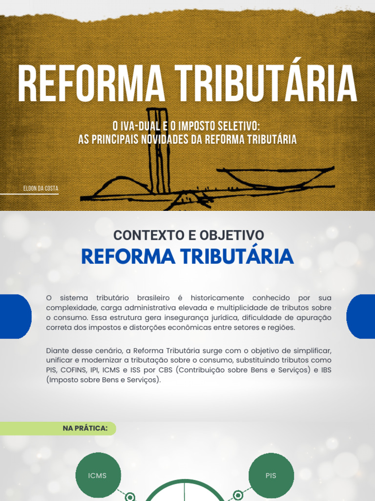 Novidades da Reforma Tributária no Brasil | PDF | Impostos | Imposto ...
