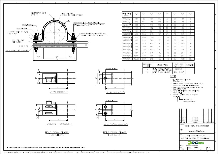 Pi 204 004 Pipe Support STD DWG r1 | PDF