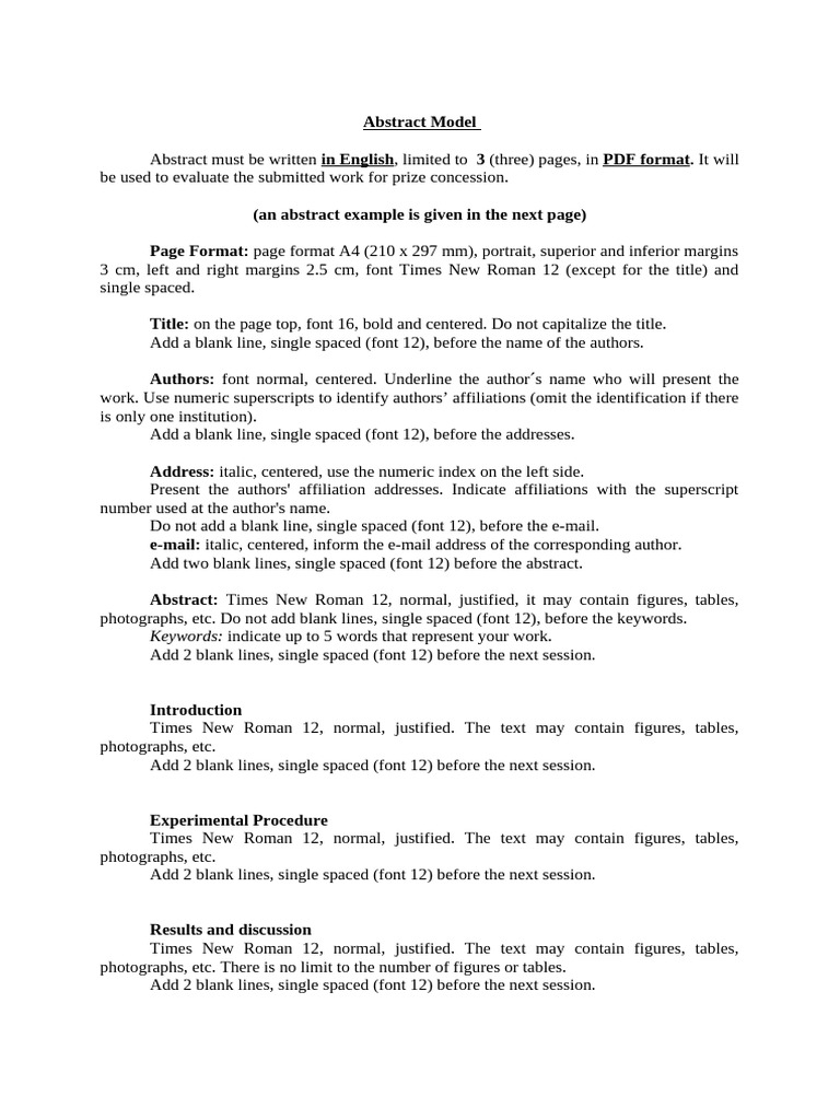 Extended Abstract 2024 | PDF | Times New Roman | Publishing