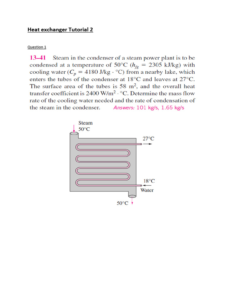 Heat Exchanger Tutorial 2 | PDF