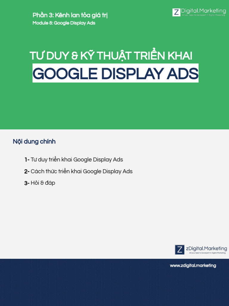 Module 8 - Google Display Ads | PDF