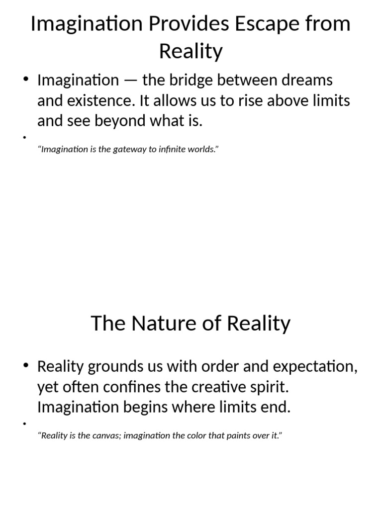 The Transformative Power of Imagination | PDF