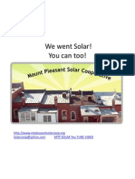 We Went Solar! You Can Too!