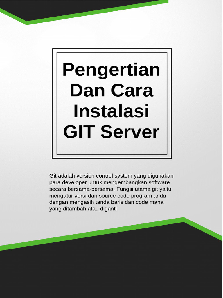Panduan Instalasi dan Penggunaan GIT | PDF
