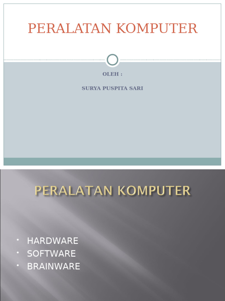 peralatan-komputer | PDF