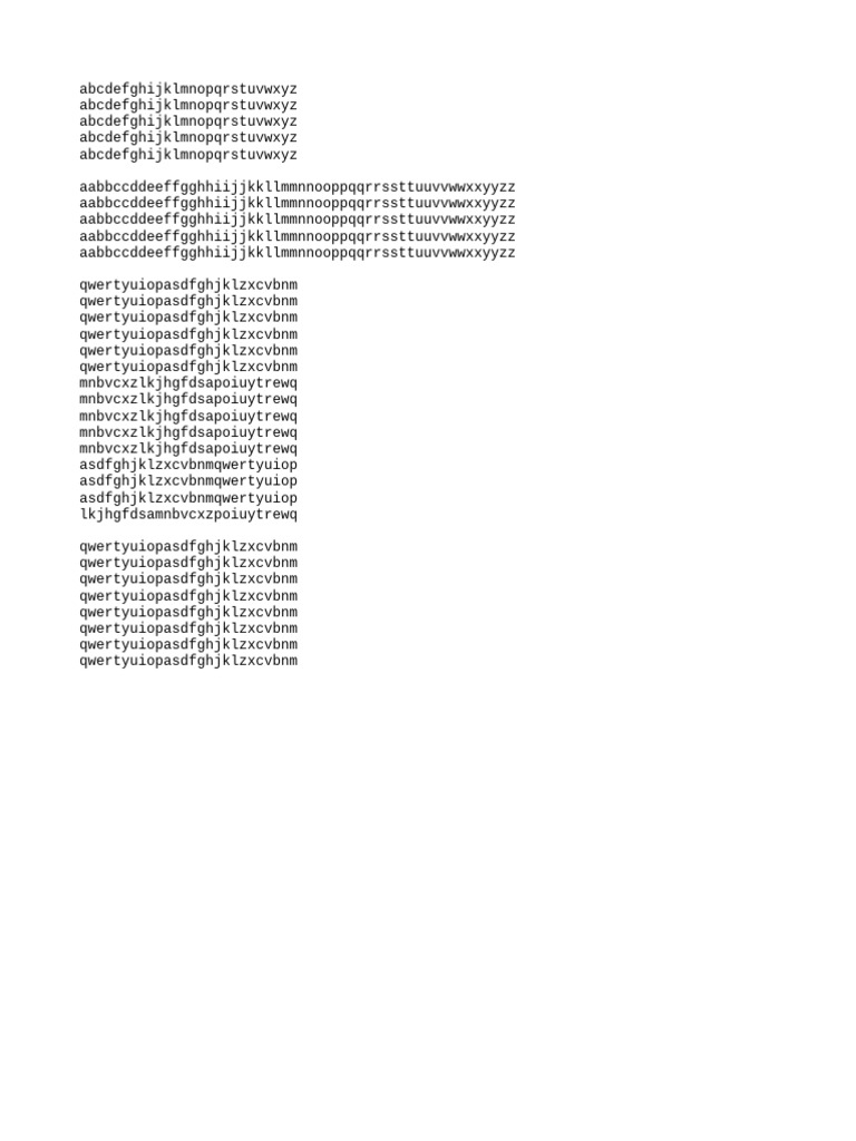 Test Keyboard 2 | PDF