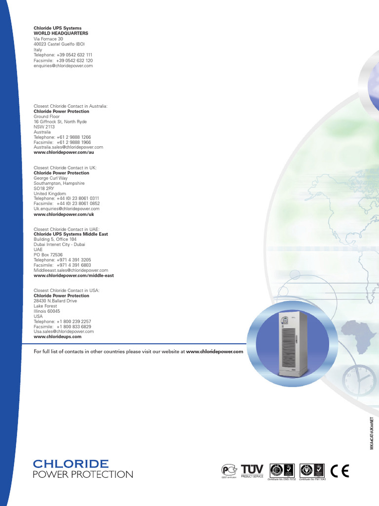 Chloride 80-NET UPS Systems Overview | PDF | Power Inverter | Rectifier
